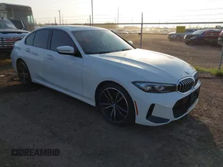 2024 BMW 3 Series 330i with VIN 3MW69FF06R8E28472, listed as a IAAI auction lot 42313103 with Not provided miles and . Bid and sale history available at DreamBid. Image 1.
