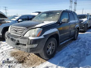 2007 Lexus GX 470 with VIN JTJBT20X370144772, listed as a Copart auction lot 42217345 with 266,293 mi miles and Clean Title. Bid and sale history available at carsss.com. Image 1.