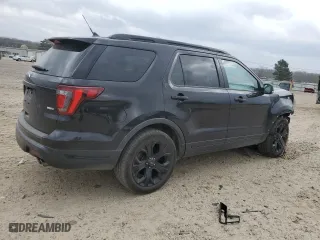 2019 Ford Explorer Sport with VIN 1FM5K8GT4KGA83937, listed as a Copart auction lot 49040345 with 124,029 mi miles and Salvage Title. Bid and sale history available at carsss.com. Image 3.
