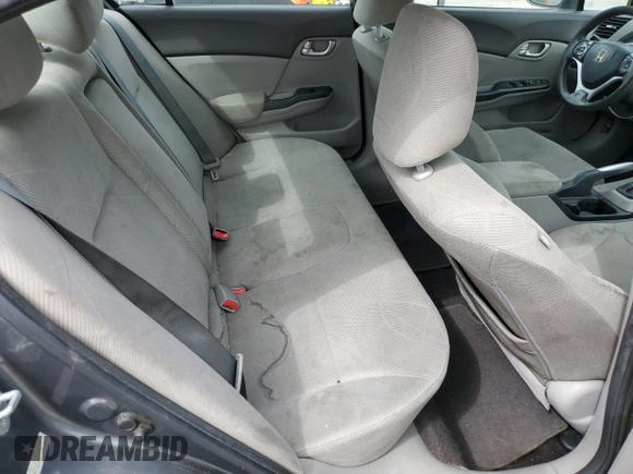 2012 Honda Civic EX with VIN 2HGFB2F86CH330174, listed as a Copart auction lot 56070795 with 137,040 mi miles and Salvage Title. Bid and sale history available at DreamBid. Image 10.