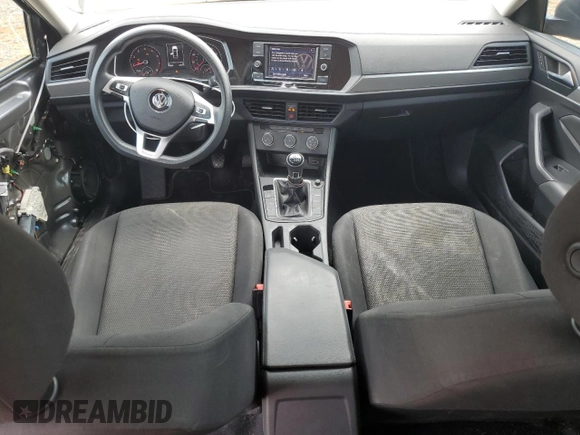 2019 Volkswagen Jetta S with VIN 3VWN57BU7KM243429, listed as a Copart auction lot 53852725 with 99,350 mi miles and Salvage title. Bid and sale history available at DreamBid. Image 8.