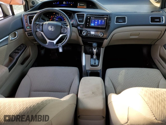 2015 Honda Civic EX with VIN 19XFB2F81FE292688, listed as a Copart auction lot 41737485 with 46,710 mi miles and Salvage Title. Bid and sale history available at carsss.com. Image 8.