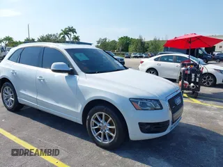 2012 Audi Q5 Premium Plus with VIN WA1LFAFP5CA037785, listed as a IAAI auction lot 42278530 with 138,437 mi miles and . Bid and sale history available at DreamBid. Image 1.