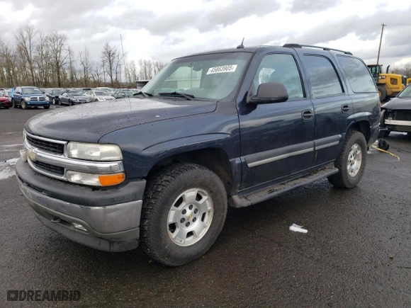 2005 Chevrolet Tahoe LS with VIN 1GNEK13T55J169564, listed as a Copart auction lot 45863905 with 210,842 mi miles and Salvage Title. Bid and sale history available at carsss.com. Image 1.