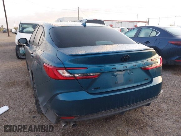 2025 Toyota Camry LE with VIN 4T1DAACK1SU008729, listed as a IAAI auction lot 41683369 with Not Provided miles and . Bid and sale history available at DreamBid. Image 3.