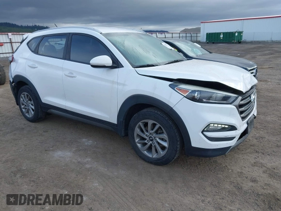 2016 Hyundai Tucson Eco with VIN KM8J3CA23GU192106, listed as a IAAI auction lot 41885799 with 151,781 mi miles. Bid and sale history available at carsss.com. Image 1.