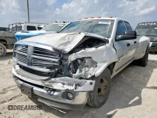 2006 Dodge 3500 SLT with VIN 3D7ML48C56G172775, listed as a Copart auction lot 50087985 with 363,008 mi miles and Salvage title. Bid and sale history available at DreamBid. Image 1.