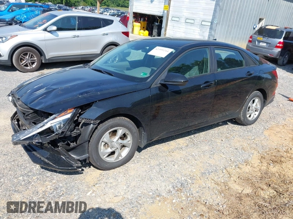 2023 Hyundai Elantra SE with VIN KMHLL4AG9PU384818, listed as a IAAI auction lot 42399244 with 35,358 mi miles and . Bid and sale history available at DreamBid. Image 2.