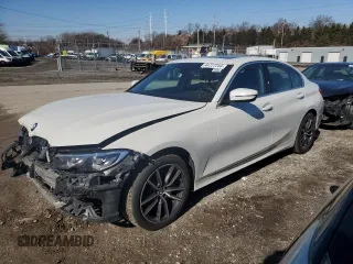2020 BMW 3 Series 330i xDrive with VIN 3MW5R7J01L8B10114, listed as a Copart auction lot 44727255 with 61,671 mi miles and Non Repairable. Bid and sale history available at carsss.com. Image 1.
