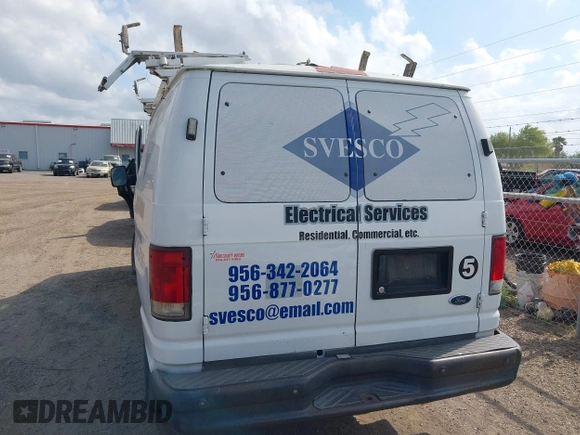 2008 Ford Econoline Cargo Commercial with VIN 1FTNE24L08DA86051, listed as a IAAI auction lot 42040533 with Not Provided miles and . Bid and sale history available at carsss.com. Image 16.