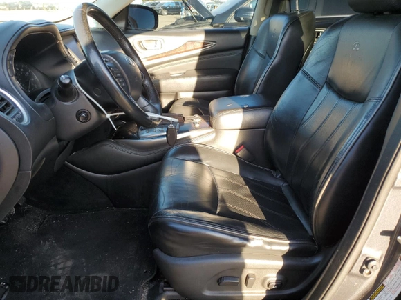 2013 Infiniti JX35 with VIN 5N1AL0MM1DC306035, listed as a Copart auction lot 47924065 with 133,126 mi miles and Salvage Title. Bid and sale history available at DreamBid. Image 7.
