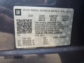2019 GMC Terrain SLT with VIN 3GKALPEV9KL226024, listed as a Copart auction lot 44989915 with 143,133 mi miles and Non Repairable. Bid and sale history available at carsss.com. Image 16.