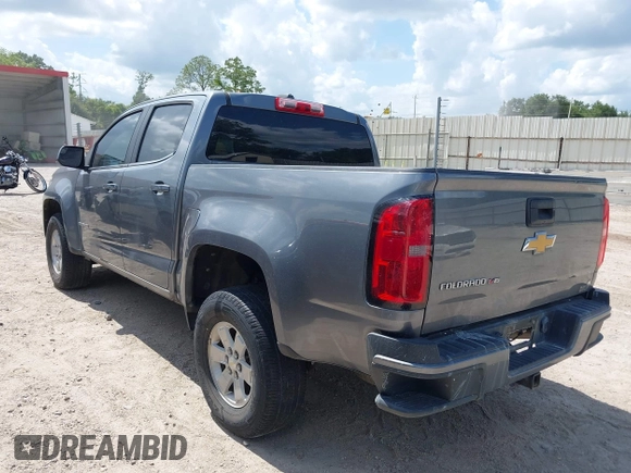 2020 Chevrolet Colorado 2WD Work Truck z VIN 1GCGSBEN5L1250342, wystawiony jako IAAI lot #42385150 z przebiegiem 56 302 mil mil oraz . Historia ofert i sprzedaży dostępna na DreamBid. Obrazek 3.