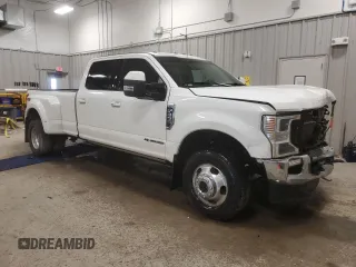 2022 Ford F-350 XL with VIN 1FT8W3DT7NEG24296, listed as a Copart auction lot 46911675 with 42,076 mi miles and Salvage Title. Bid and sale history available at DreamBid. Image 4.