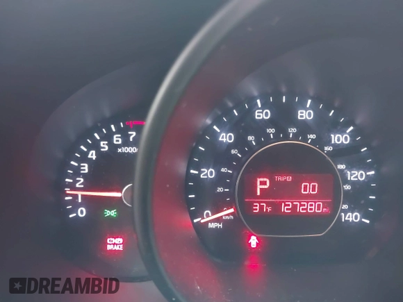 2014 Kia Soul + with VIN KNDJP3A55E7097836, listed as a IAAI auction lot 41276910 with 127,280 mi miles and . Bid and sale history available at DreamBid. Image 7.