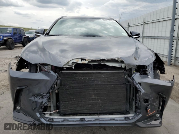 2022 Lexus NX 350h with VIN JTJAKCEZ0N5001874, listed as a Copart auction lot 58402925 with 21,016 mi miles and Salvage title. Bid and sale history available at DreamBid. Image 5.
