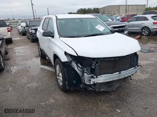 2021 Chevrolet Traverse LS with VIN 1GNERFKW1MJ261760, listed as a IAAI auction lot 41292945 with 73,537 mi miles. Bid and sale history available at carsss.com. Image 1.
