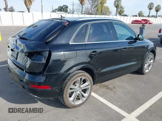 2018 Audi Q3 Premium Plus with VIN WA1JCCFS2JR009411, listed as a IAAI auction lot 41754526 with 85,781 mi miles. Bid and sale history available at carsss.com. Image 4.