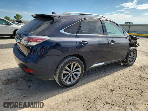 2015 Lexus RX 350 with VIN 2T2BK1BA4FC270454, listed as a Copart auction lot 60737075 with 159,325 mi miles and Salvage title. Bid and sale history available at DreamBid. Image 3.