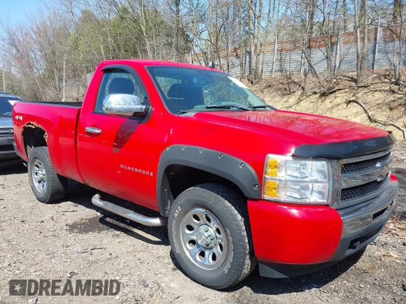 2009 Chevrolet Silverado 1500 Work Truck with VIN 1GCEK14C29Z187289, listed as a IAAI auction lot 42113066 with 109,077 mi miles. Bid and sale history available at carsss.com. Image 1.