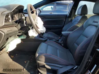 2020 Hyundai Elantra Sport with VIN KMHD04LB2LU049201, listed as a Copart auction lot 80038654 with 99,467 mi miles and Salvage Title. Bid and sale history available at carsss.com. Image 7.