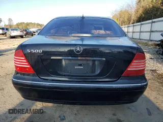2004 Mercedes-Benz S 500 z VIN WDBNG75J84A406358, wystawiony jako Copart lot #50448175 z przebiegiem Nie podano mil oraz Czysty tytuł • Clean title. Historia ofert i sprzedaży dostępna na DreamBid. Obrazek 6.