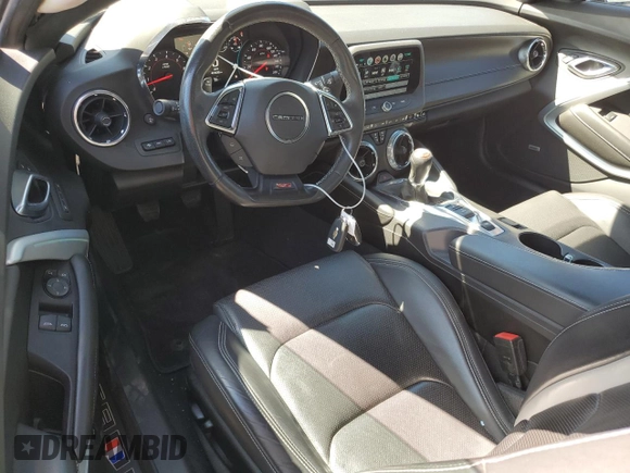 2018 Chevrolet Camaro 2SS with VIN 1G1FG1R72J0146180, listed as a Copart auction lot 52496345 with 41,906 mi miles and Salvage title. Bid and sale history available at DreamBid. Image 8.