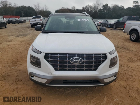 2024 Hyundai Venue Limited with VIN KMHRC8A35RU336797, listed as a Copart auction lot 42943775 with 11,321 mi miles and Non Repairable. Bid and sale history available at DreamBid. Image 5.