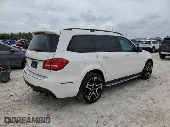 2019 Mercedes-Benz GLS 550 z VIN 4JGDF7DE2KB227773, wystawiony jako Copart lot #50599575 z przebiegiem 112 450 mil mil oraz Czysty tytuł • Clean title. Historia ofert i sprzedaży dostępna na DreamBid. Obrazek 3.