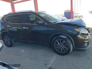 2016 Nissan Rogue SL with VIN 5N1AT2MT9GC734801, listed as a IAAI auction lot 41792366 with 116,656 mi miles. Bid and sale history available at carsss.com. Image 14.