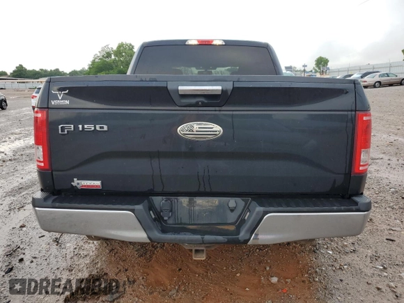 2016 Ford F-150 XL with VIN 1FTEW1CPXGKF97157, listed as a Copart auction lot 57844475 with 105,324 mi miles and Salvage title. Bid and sale history available at DreamBid. Image 6.