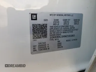 2021 GMC Acadia Denali с VIN 1GKKNXLSXMZ191853, выставлен на аукционе Copart как лот 56294855 с пробегом 90 090 миль миль и Списание • Salvage title. История ставок и продаж доступна на DreamBid. Изображение 13.