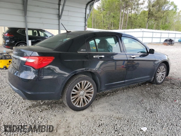 2012 Chrysler 200 Limited with VIN 1C3CCBCB5CN304885, listed as a Copart auction lot 51879335 with 124,575 mi miles and Salvage Title. Bid and sale history available at carsss.com. Image 3.