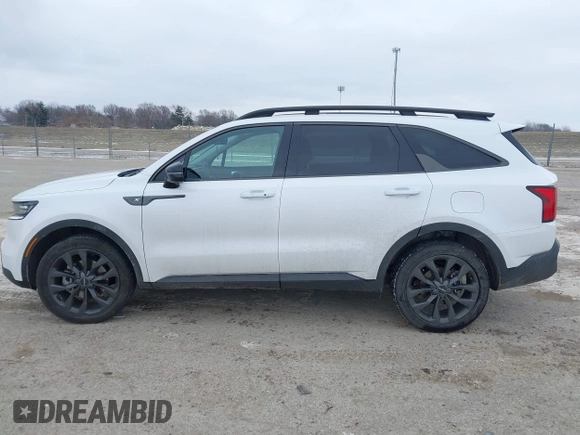 2023 Kia Sorento X-Line SX Prestige with VIN 5XYRKDLF1PG234483, listed as a IAAI auction lot 41411671 with 19,339 mi miles. Bid and sale history available at carsss.com. Image 14.