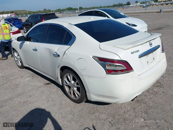 2012 Nissan Maxima 3.5 S with VIN 1N4AA5AP0CC869779, listed as a IAAI auction lot 41869668 with 178,122 mi miles. Bid and sale history available at carsss.com. Image 3.
