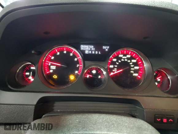 2011 GMC Acadia SLT2 with VIN 1GKKRSED2BJ224586, listed as a Copart auction lot 57642905 with 161,053 mi miles and Salvage title. Bid and sale history available at DreamBid. Image 9.