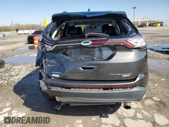 2015 Ford Edge Titanium z VIN 2FMTK4K9XFBB50825, wystawiony jako Copart lot #52034965 z przebiegiem 92 029 mil mil oraz Nie do naprawy • Non repairable. Historia ofert i sprzedaży dostępna na DreamBid. Obrazek 6.