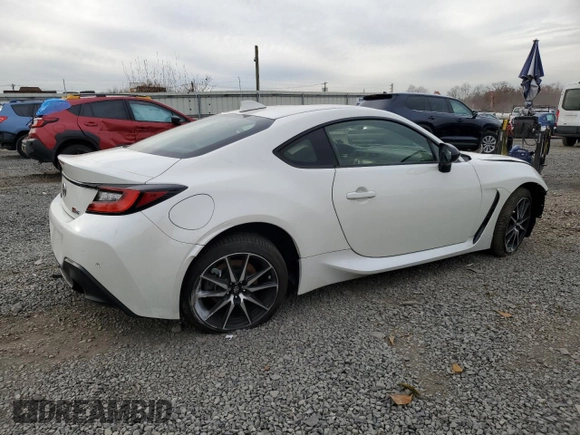2023 Toyota GR86 with VIN JF1ZNBC17P8761781, listed as a Copart auction lot 80765984 with 8,717 mi miles and Salvage Title. Bid and sale history available at carsss.com. Image 3.