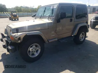 2003 Jeep Wrangler Sahara with VIN 1J4FA59S23P303845, listed as a Copart auction lot 68101244 with 141,753 mi miles and Clean Title. Bid and sale history available at carsss.com. Image 1.