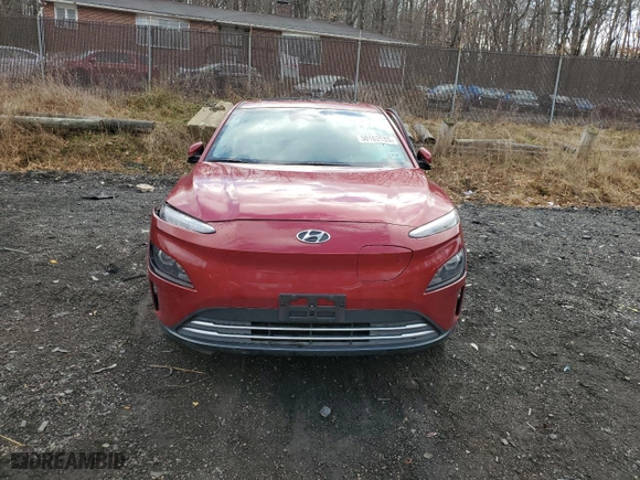 2023 Hyundai Kona Electric SEL with VIN KM8K33AG1PU186871, listed as a Copart auction lot 50162085 with 50,455 mi miles and Non Repairable. Bid and sale history available at carsss.com. Image 5.