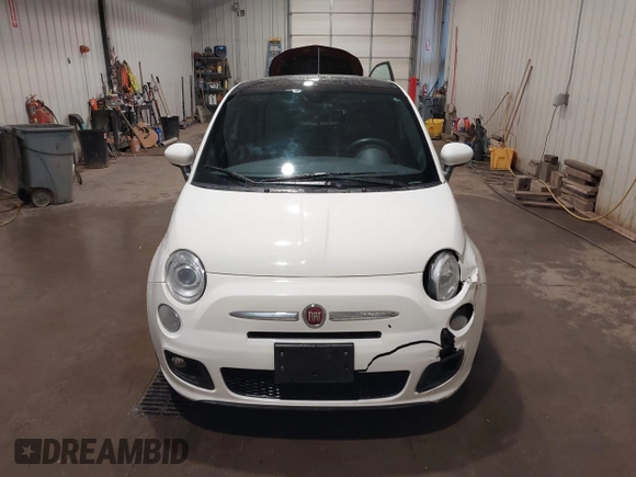 2013 FIAT 500 Sport with VIN 3C3CFFBR7DT754097, listed as a IAAI auction lot 41728826 with 91,276 mi miles. Bid and sale history available at carsss.com. Image 12.