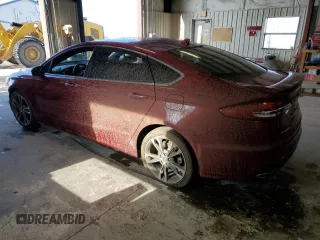 2019 Ford Fusion Titanium with VIN 3FA6P0D91KR206872, listed as a Copart auction lot 39536424 with 90,755 mi miles and Salvage Title. Bid and sale history available at carsss.com. Image 2.