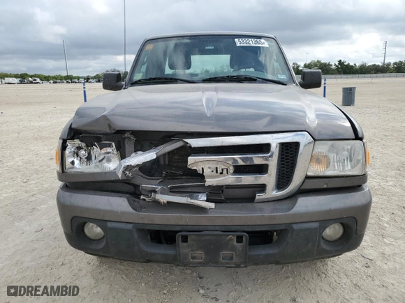2011 Ford Ranger XL with VIN 1FTKR1EEXBPA57132, listed as a Copart auction lot 53321365 with 147,930 mi miles and Salvage Title. Bid and sale history available at carsss.com. Image 5.
