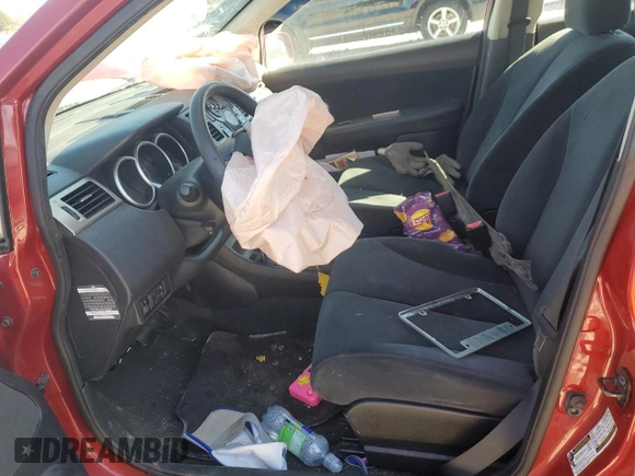 2010 Nissan Versa S with VIN 3N1BC1AP6AL439034, listed as a Copart auction lot 49285175 with Not Provided miles and Clean Title. Bid and sale history available at DreamBid. Image 7.
