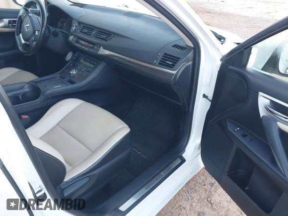 2016 Lexus CT 200h with VIN JTHKD5BH0G2274079, listed as a IAAI auction lot 41328449 with 121,173 mi miles and . Bid and sale history available at DreamBid. Image 5.