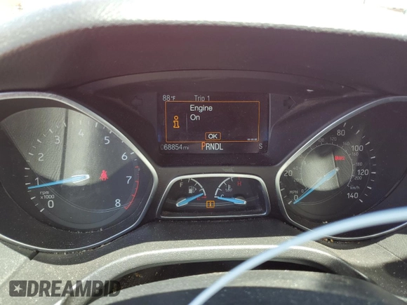 2016 Ford Focus SE with VIN 1FADP3F23GL361731, listed as a Copart auction lot 55118245 with 68,854 mi miles and Salvage Title. Bid and sale history available at carsss.com. Image 9.