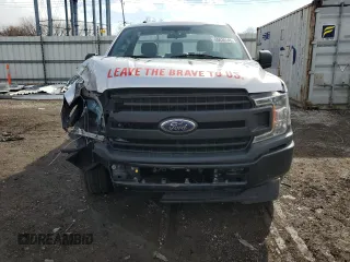 2018 Ford F-150 XL with VIN 1FTMF1CB4JKE24807, listed as a Copart auction lot 46630145 with 114,564 mi miles and Salvage Title. Bid and sale history available at carsss.com. Image 5.