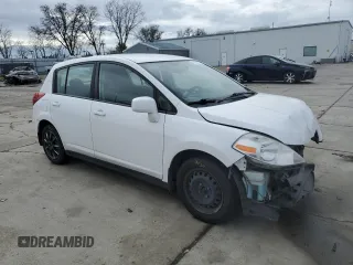 2007 Nissan Versa 1.8 S with VIN 3N1BC13E17L434652, listed as a Copart auction lot 43623295 with 109,793 mi miles and Salvage Title. Bid and sale history available at carsss.com. Image 4.