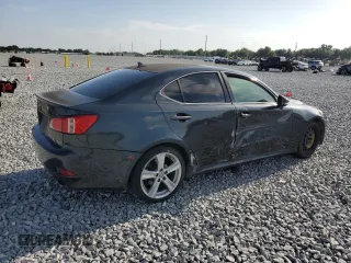 2011 Lexus IS 250 with VIN JTHBF5C24B5138890, listed as a Copart auction lot 55351905 with 263,022 mi miles and Salvage Title. Bid and sale history available at DreamBid. Image 3.