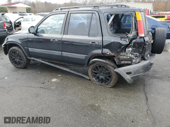 1998 Honda CR-V LX with VIN JHLRD1841WC033169, listed as a Copart auction lot 46865875 with 203,100 mi miles and Salvage Title. Bid and sale history available at carsss.com. Image 2.